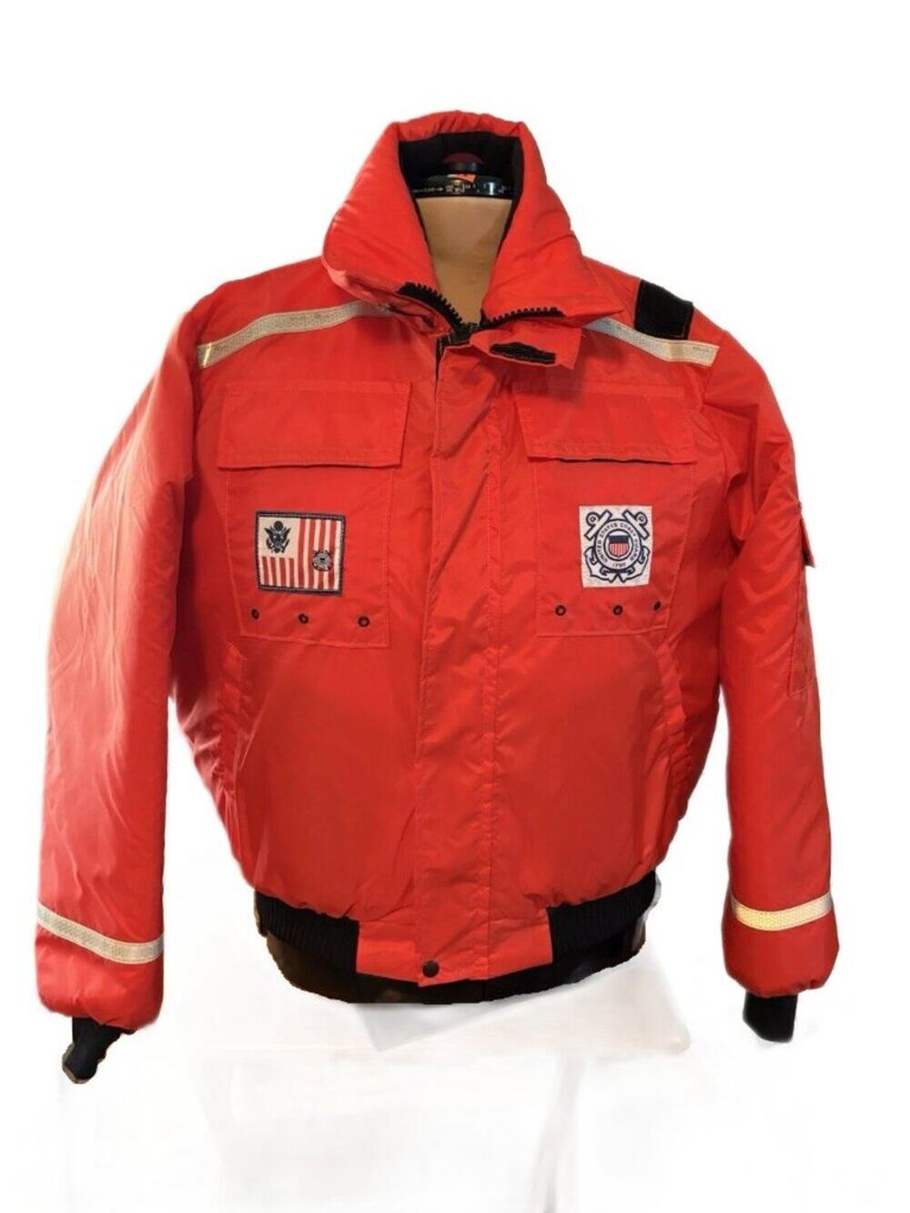 Vintage 90s US Coast Guard Flotation Jacket PFD Adult XL Stearns Model 29-73